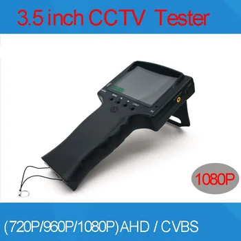 USB Led Gift 3.5 inch TFT LCD MONITOR 1080 P 2MP Grip en Vouwen Twee in Een AHD Analoge Surveillance Camera Tester Gratis verzending