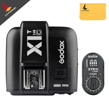 Godox XTR-16 Draadloze 2.4G Power Control Flash Ontvanger + X1T-C TTL Draadloze Zender voor AD180 AD360