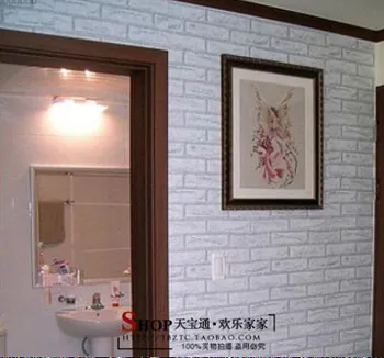 Wit baksteen zelfklevende behang voor woonkamer slaapkamer keuken