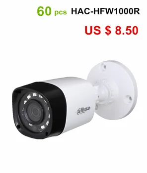 Groothandel DaHua originele CVI Camera 1 Megapixel 720 P waterdicht HDCVI Camera IR Bullet Cam HAC-HFW1000R 60 Stuks