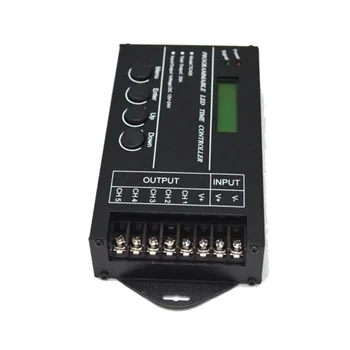 Tijd programmeerbare RGB LED Controller Dimmer TC420 DC12V/24 V 5 Kanaals Totale Output 20A Gemeenschappelijke Anode Programmeerbare