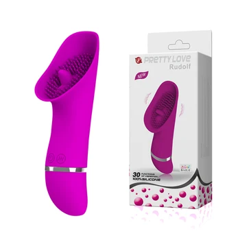 Pretty love likken speelgoed vibrators voor vrouwen clitoris vibrator clit kut pomp siliconen orale tong seksspeeltje voor vrouw