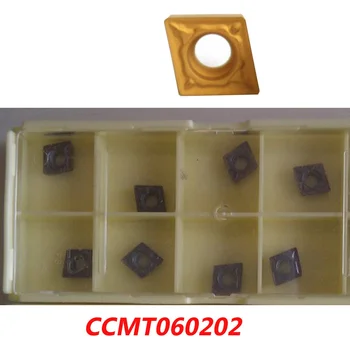 Gratis verzending CCMT060202 carbide voor vlakfrees TJU/SCLCR/RBH gereedschap geschikt voor NC/CNC freesmachine