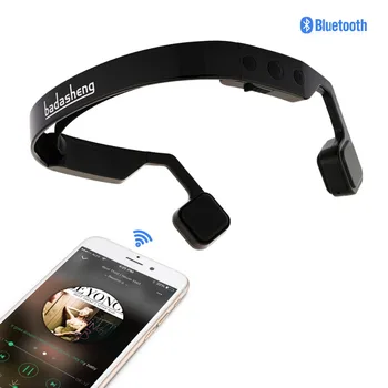 Bone geleiding bluetooth stereo headset sport oortelefoon hoofdtelefoon met microfoon gehoorapparaat hoofdtelefoon voor oude man