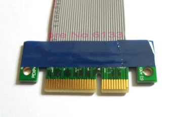 1 STKS --- Gloednieuwe 4x PC PCI Expres PCI E Riser Card Extender Uitbreiding Ribbon Flex Verhuizen Kabel