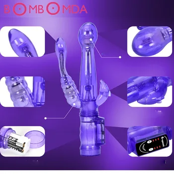 Super krachtige 6 speed siliconen elektrische vibrator magic wand massager adult sex toy g-spot vibradores faloimitator voor vrouwen o32