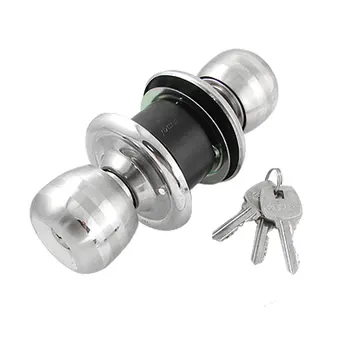 UXCELL Badkamer Deur Silver Tone Privacy Metalen Knop Lock W 3 Sleutels