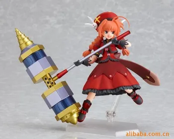 Anime figma 052 magical girl lyrical nanoha strikers vita knight pvc action figure toy