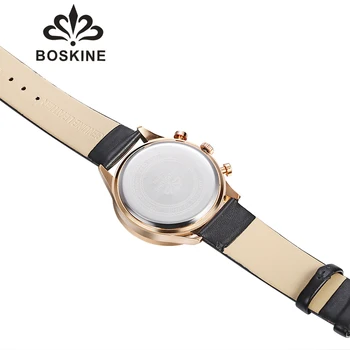 NIEUWE Merk BOSKINE 8806G mannen Horloges Luxe Quartz Horloges Fashion Casual Man Horloge Met Kalender en Chronograaf
