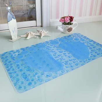 Nieuwe behang antislip badmat Massage Met sucker PVC douche mat voor badkamer wc badkamer tapijt tapijt badkamer accessoires