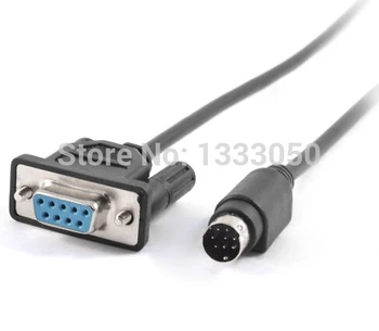 9.8Ft 8 P Mini Din naar RS422 Plc-programmering Kabel voor Delta DVP/EasyView TK6070