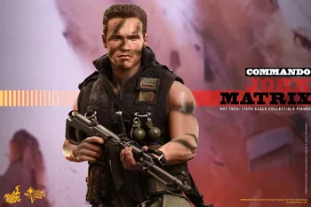 1/6 schaal Figuur pop. 12 "actiefiguren pop Commando John Matrix Arnold Schwarzenegger. Collectible figuur pop model speelgoed gift