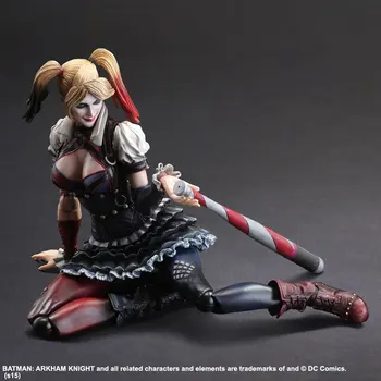1/7 schaal figuur pop Vrouwelijke clown Harley Quinn.10 "action figure pop. Collectible Figuur model speelgoed gift